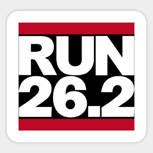 Marathon Runner Gift Idea Sticker